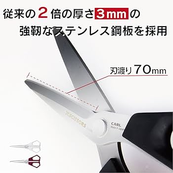 Amazon | カール事務器 はさみ エクスシザース ステンレス